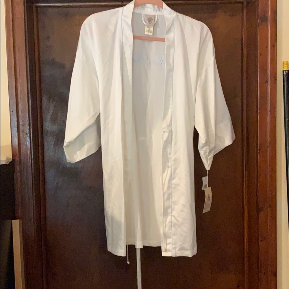 Satin robe